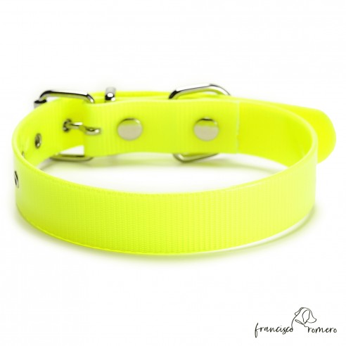 Collar Biothane Gold ancho cinta 2,5...