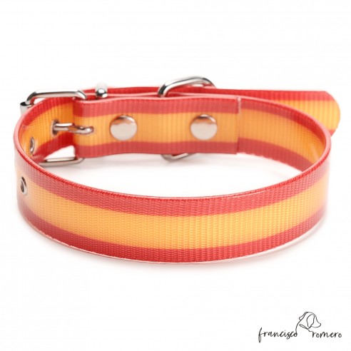 Collar Biothane Gold ancho cinta 2,5...