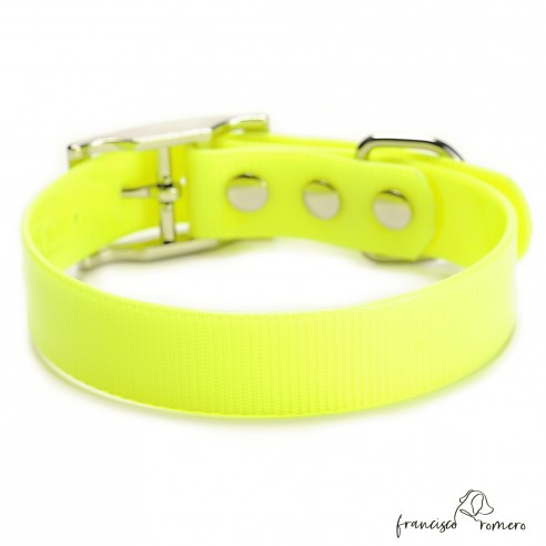 Collar Biothane Gold ancho cinta 2,5...