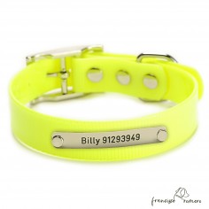 Collar Biothane Gold ancho...