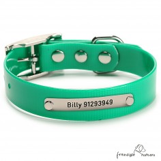 Collar Biothane Gold ancho...