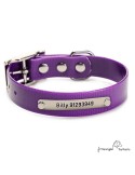 Collar Biothane Gold ancho 2,5 cm hebilla alemana Violeta para perro