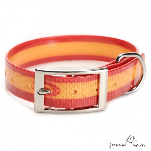 Collar Biothane Gold ancho 2,5 cm...