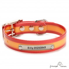 Collar Biothane Gold ancho...