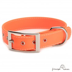 Biothane Beta ancho cinta 2,5 cm con costura Personalizado Naranja 2