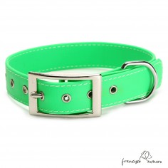 Biothane Beta ancho cinta 2,5 cm con costura Personalizado Verde 1 2