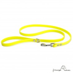 Correa de Paseo Biothane Beta con costura Amarilla 2