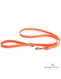 Correa de Paseo Biothane Beta con costura naranja 1