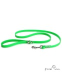 Correa de Paseo Biothane Beta con costura verde 1