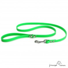 Correa de Paseo Biothane Beta con costura verde 1