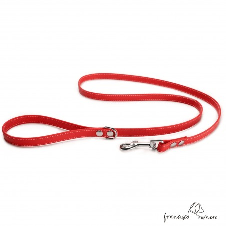 Correa de Paseo Biothane Beta con costura roja 1
