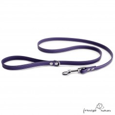 Correa de Paseo Biothane Beta con costura violeta 1