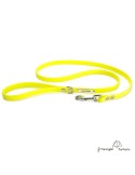 Correa de Paseo Biothane Beta con costura Personalizada Amarilla 1
