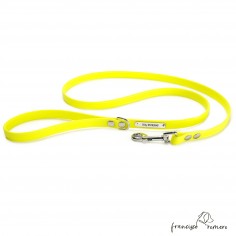 Correa de Paseo Biothane Beta con costura Personalizada Amarilla 1
