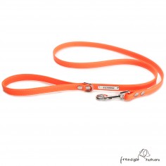 Correa de Paseo Biothane Beta con costura Personalizada Naranja 1