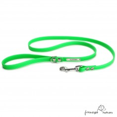 Correa de Paseo Biothane Beta con costura Personalizada Verde 1