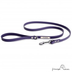 Correa de Paseo Biothane Beta con costura Personalizada Violeta 1