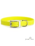 Collar Biothane Beta ancho cinta 1,6 cm con costura Amarillo 2