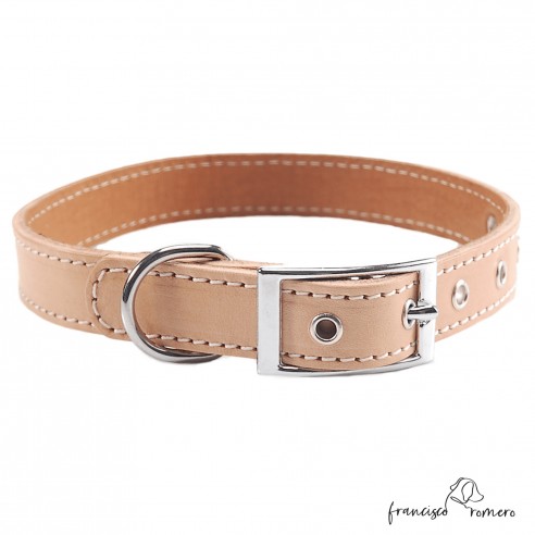 Collar doble piel de vaquetilla con...