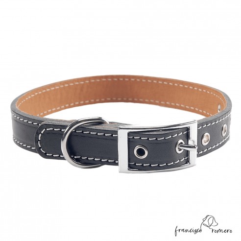 Collar doble piel de vaquetilla con...