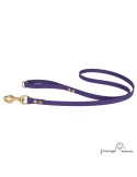 Correa de Paseo Biothane Beta Herrajes de Latón Violeta para perro