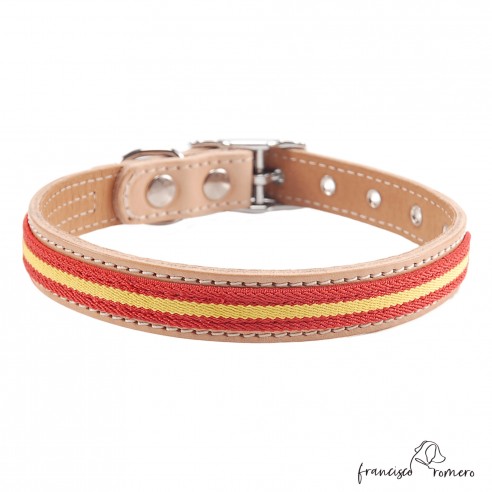 Collar doble piel de vaquetilla con...