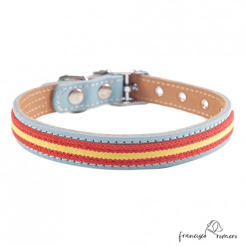 Collar doble piel de vaquetilla con...