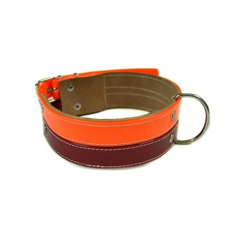 Collares para perros de rehala 5cm dos tiras 2 Personalización NO Medida Largo 25 cm