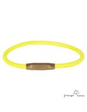 Collar Redondo Biothane 6 mm Amarillo para perro