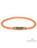 Collar Redondo Biothane 6 mm Naranja Personalizado para perro
