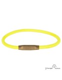 Collar Biothane Redondo 8 mm Amarillo para perro