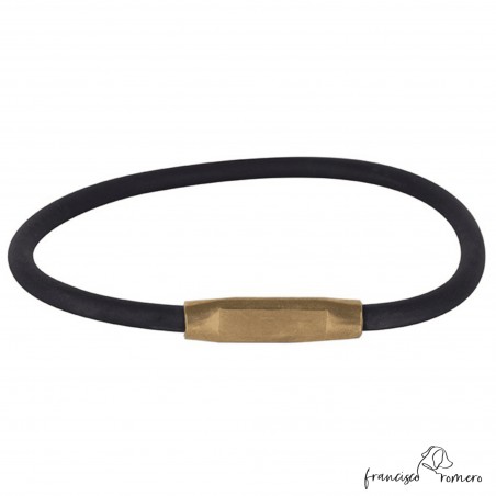 Collar Biothane Redondo 8 mm Negro para perro