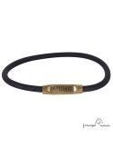 Collar Biothane Redondo 8 mm Personalizado Negro para perro