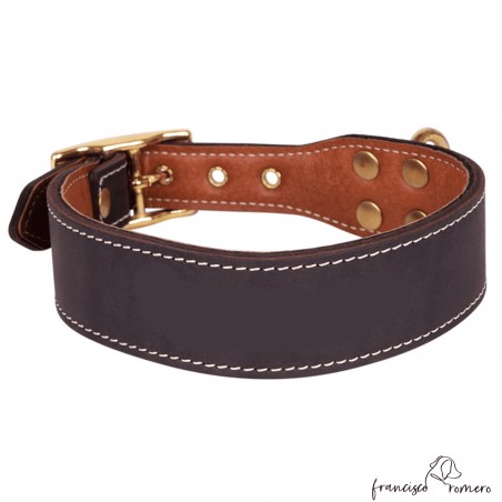 Collar de piel engrasada con quitavueltas