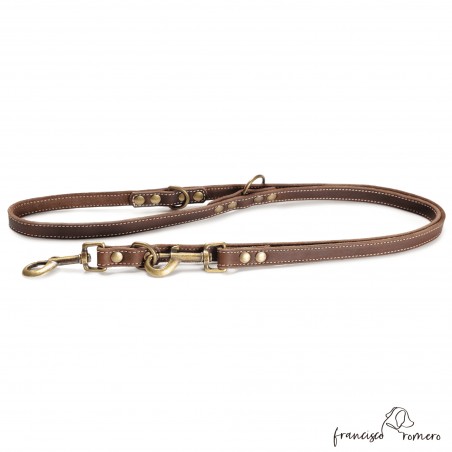 Correa Multiposicional Piel Engrasada Oro Viejo