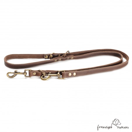 Correa Multiposicional Piel Engrasada Oro Viejo