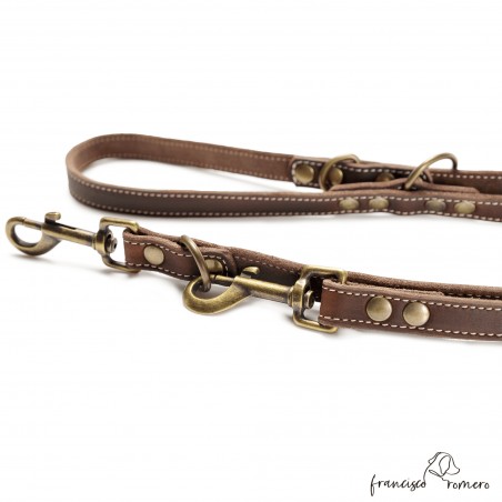 Correa Multiposicional Piel Engrasada Oro Viejo