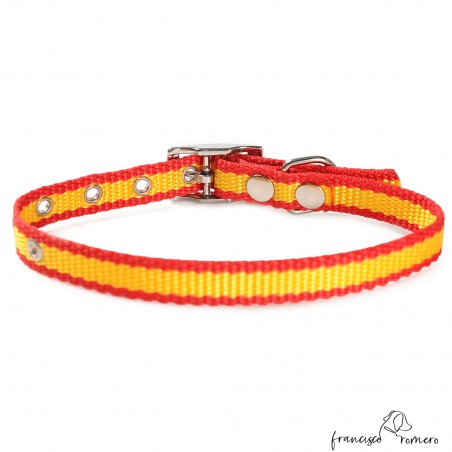 Collar Nylon España ancho 1,5 cm