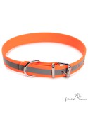Collar Reflectante Naranja para perros