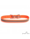 Collar Reflectante Naranja para perros