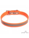 Collar Reflectante Naranja para perros