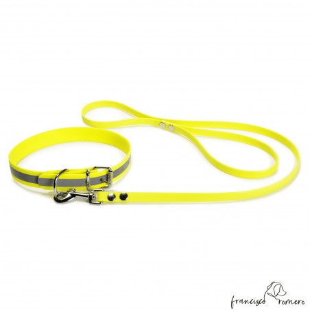Collar Reflectante Amarillo para perros