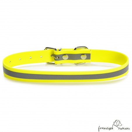 Collar Reflectante Amarillo para perros