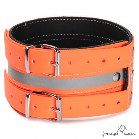 Collar Poliuretano para perros de rehala 7,5 cm 3 tiras