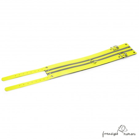 Collar Poliuretano para perros de rehala 10 cm 4 tiras