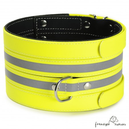 Collar Poliuretano para perros de rehala 10 cm 4 tiras