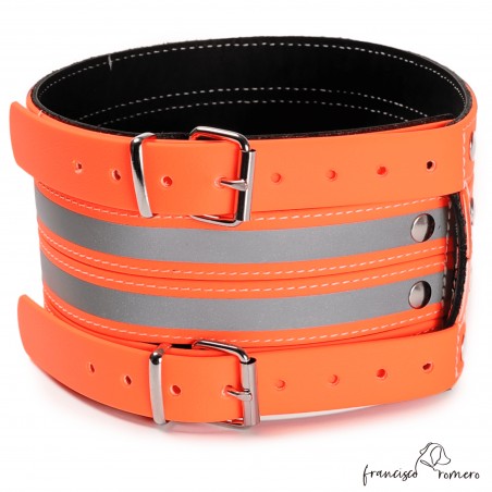 Collar Poliuretano para perros de rehala 10 cm 4 tiras