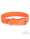 Collar Poliuretano Naranja para perros
