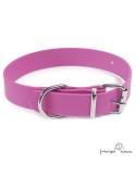 Collar Poliuretano Magenta para perros