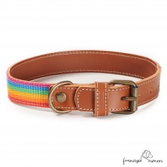 Collar Piel Arco Iris...